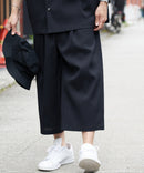 ドライタッチ 吸水速乾 ストレッチ楊柳クロップドパンツ BLUE STANDARD ブルースタンダード