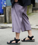 ドライタッチ 吸水速乾 ストレッチ楊柳クロップドパンツ BLUE STANDARD ブルースタンダード