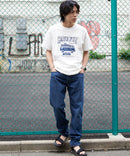 ペンギン プリント Tシャツ スラブ さらさら BLUE STANDARD ブルースタンダード