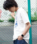 ペンギン プリント Tシャツ スラブ さらさら BLUE STANDARD ブルースタンダード
