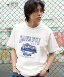 ペンギン プリント Tシャツ スラブ さらさら BLUE STANDARD ブルースタンダード