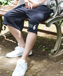 ペンギン プリント ミニ 裏毛 ショート パンツ さらさら BLUE STANDARD ブルースタンダード