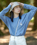 ZERO STAIN 刺繍 ロンT 汗染みの目立たない Tシャツ 撥水 防汚 UVカット 紫外線対策 犬 猫 おじさん ❘ジーンズメイト公式オンラインショップ