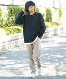 ZERO STAIN フェイク レイヤード ビッグ シルエット ロンT 汗染みの目立たない Tシャツ 撥水 防汚 UVカット 紫外線対策 ❘ジーンズメイト公式オンラインショップ