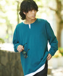 ZERO STAIN フェイク レイヤード ビッグ シルエット ロンT 汗染みの目立たない Tシャツ 撥水 防汚 UVカット 紫外線対策 ❘ジーンズメイト公式オンラインショップ