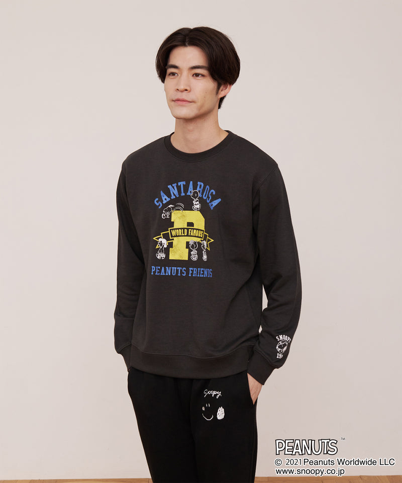 【PEANUTS】スヌーピー 裏毛スウェット トレーナー