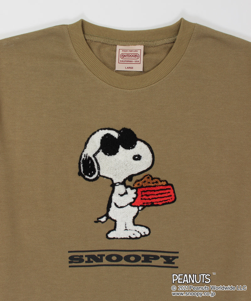 【PEANUTS】スヌーピー 裏毛スウェット トレーナー