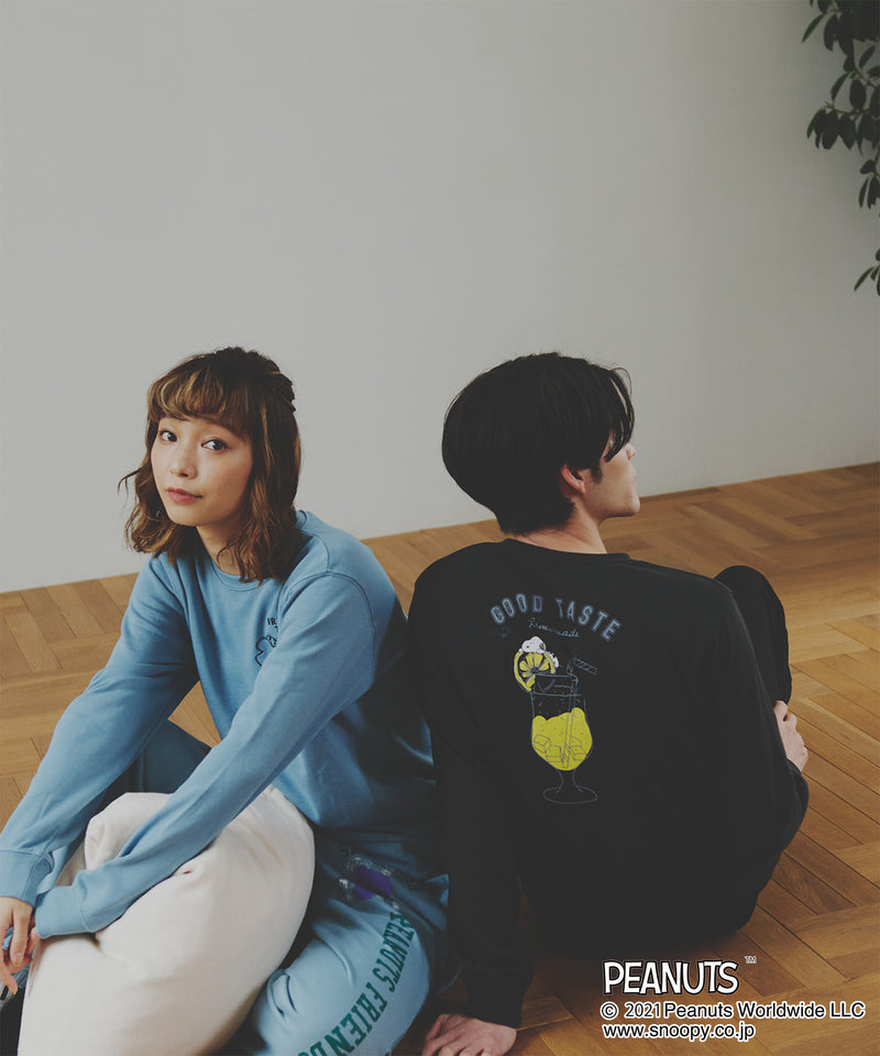 【PEANUTS】スヌーピー 裏毛スウェット トレーナー