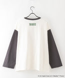 【THE BEATLES】 袖配色 ビッグ シルエット ロンT ツアーT バンドT ロックT 60年代 70年代 80年代 ビートルズ