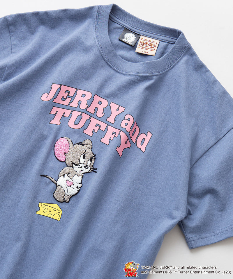 TOM AND JERRY】 トムとジェリー タフィー Tシャツ ドロップ