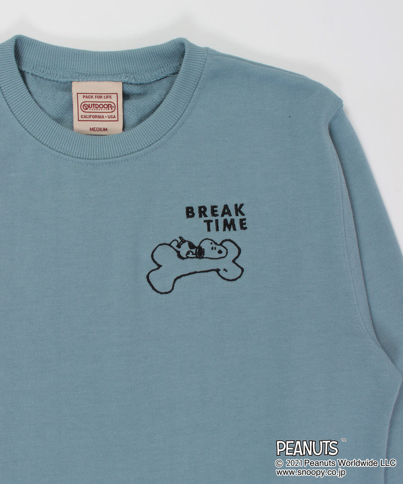 【PEANUTS】スヌーピー 裏毛スウェット トレーナー