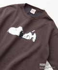 【PEANUTS ピーナッツ スヌーピー】裏起毛 ビッグ スウェット トレーナー アウトドアプロダクツ