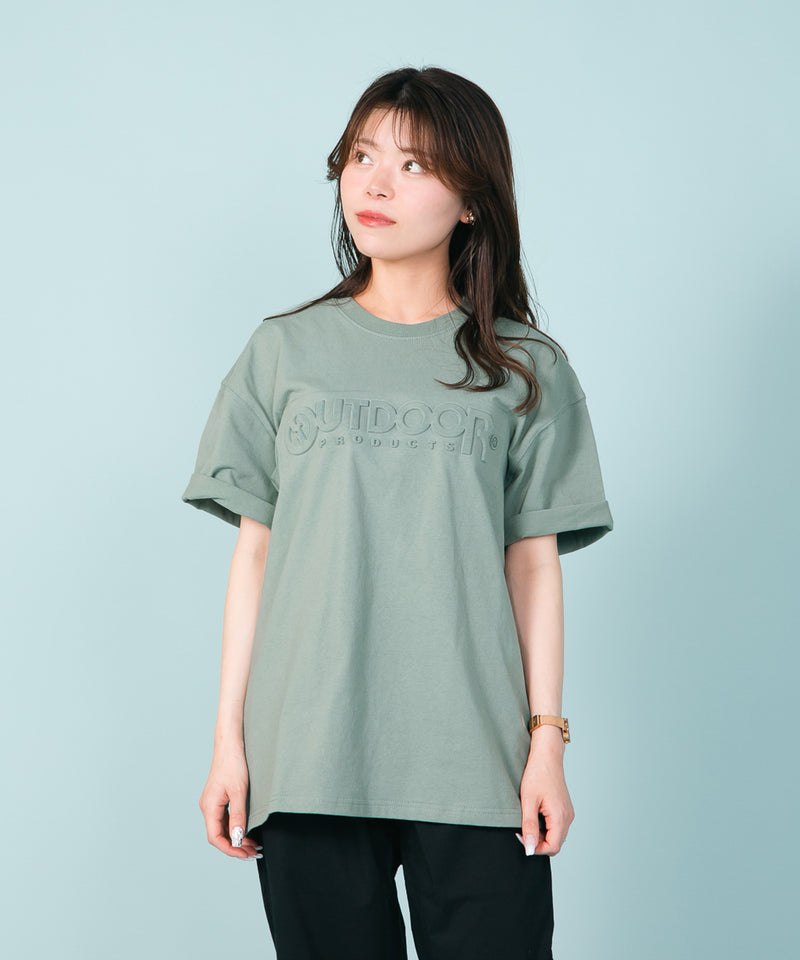 ◆人気定番◆エンボス ロゴ Tシャツ OUTDOOR PRODUCTS アウトドアプロダクツ 綿100%