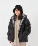 ロゴテープ使い 中綿 ジャケット エコダウン