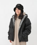 ロゴテープ使い 中綿 ジャケット エコダウン