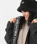 ロゴテープ使い 中綿 ジャケット エコダウン