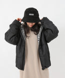 ロゴテープ使い 中綿 ジャケット エコダウン