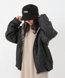 ロゴテープ使い 中綿 ジャケット エコダウン