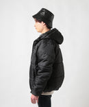 ロゴテープ使い 中綿 ジャケット エコダウン