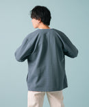 【KAITEKI+】ドライタッチ 吸水 速乾 ストレッチ イージーケア ドライリップル ボタン カーディガン  快適 カイテキ