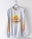 ガーフィールド コラボ クルーネック スウェット Garfield Y2K SK8 スケーター BIG シルエット