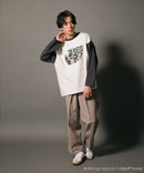 【THE BEATLES】 袖配色 ビッグ シルエット ロンT ツアーT バンドT ロックT 60年代 70年代 80年代 ビートルズ