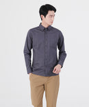 ラクケア イージーケア オックス ボタンダウン シャツ 定番  BLUE STANDARD ブルースタンダード