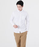 ラクケア イージーケア オックス ボタンダウン シャツ 定番  BLUE STANDARD ブルースタンダード