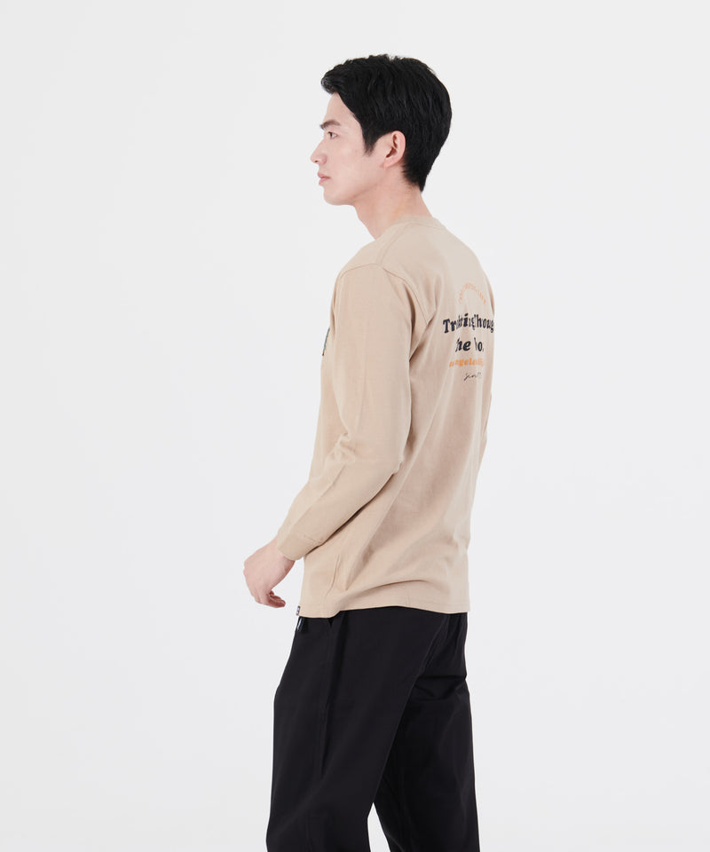 USA コットン CAMPモチーフロンT