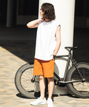 JE MORGAN / JE モーガン ビッグシルエット天竺ノースリーブ レイヤードスタイルにも