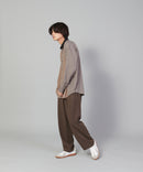 カットプリーツスイッチルーズシャツ