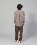 カットプリーツスイッチルーズシャツ