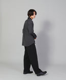 カットプリーツスイッチルーズシャツ