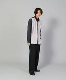 カットプリーツスイッチルーズシャツ