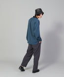 カットプリーツスイッチルーズシャツ