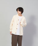 ビッグ ワッフル カーディガン