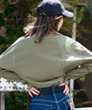 汗染み 目立ちにくい ZEROSTAIN カラー 配色 ステッチ ロング Tシャツ 長袖 ゼロステイン ビッグ シルエット BIG