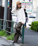 汗染み 目立ちにくい ZEROSTAIN カラー 配色 ステッチ ロング Tシャツ 長袖 ゼロステイン ビッグ シルエット BIG