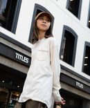 汗染み 目立ちにくい ZEROSTAIN カラー 配色 ステッチ ロング Tシャツ 長袖 ゼロステイン ビッグ シルエット BIG