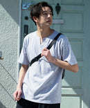 汗染み 目立ちにくい Tシャツ ゼロステイン ZERO STAIN スラブ キーネック Tシャツ ❘ジーンズメイト公式オンラインショップ