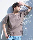 汗染み 目立ちにくい Tシャツ ゼロステイン ZERO STAIN スラブ キーネック Tシャツ ❘ジーンズメイト公式オンラインショップ