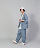 テックリネンノーカラージャケット