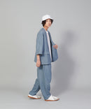 テックリネンノーカラージャケット