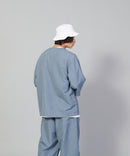 テックリネンノーカラージャケット