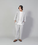 テックリネンノーカラージャケット