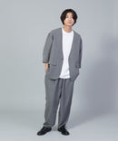 テックリネンノーカラージャケット