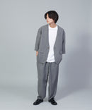 テックリネンノーカラージャケット