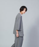 テックリネンノーカラージャケット