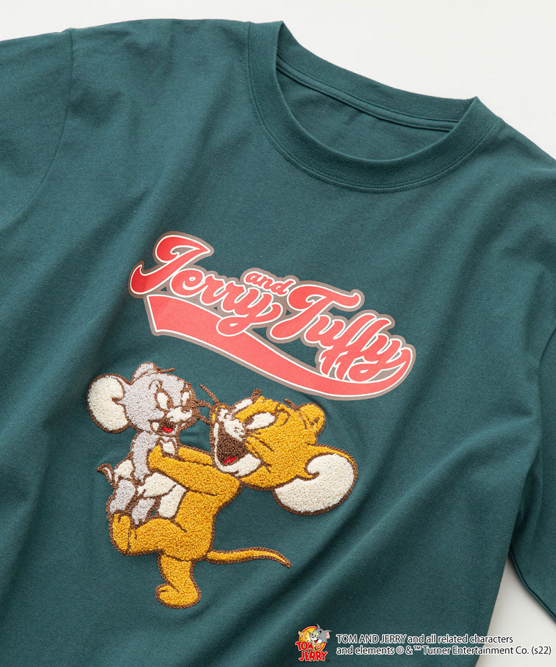 TOM AND JERRY トムとジェリー】 オリジナル デザイン ロング Tシャツ 長袖