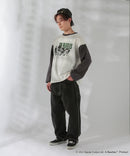 【THE BEATLES】 袖配色 ビッグ シルエット ロンT ツアーT バンドT ロックT 60年代 70年代 80年代 ビートルズ